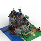 MOC - 161565 Mittelalterliches Falkenkönigschloss Klemmbausteine - LesDiy - Klemmbausteine