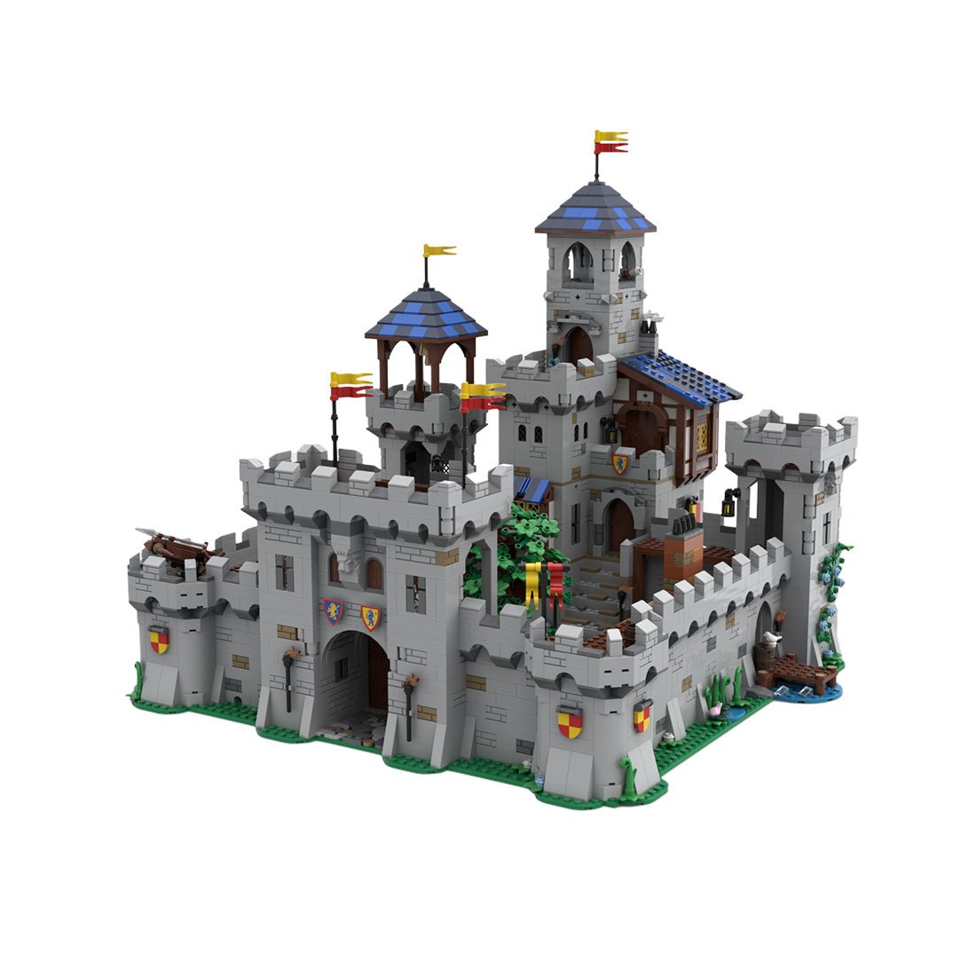 MOC - 162174 Modulares Lionbrick - Schloss Klemmbausteine - LesDiy - Klemmbausteine