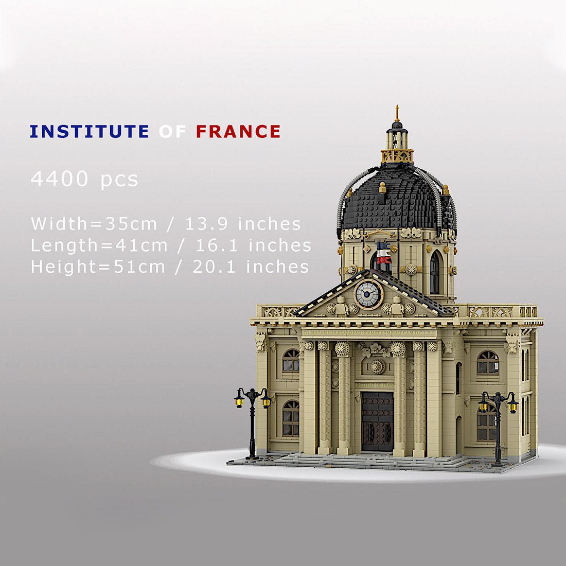 MOC - 163321 Institut von Frankreich Klemmbausteine - LesDiy - Klemmbausteine