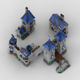 MOC - 163712 Black Falcon Eagle's Nest Castle Klemmbausteine - LesDiy - Klemmbausteine