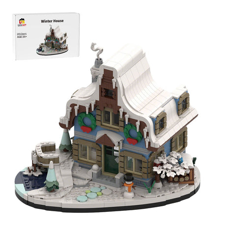 MOC - 165379 Winter House Klemmbausteine - LesDiy - Klemmbausteine
