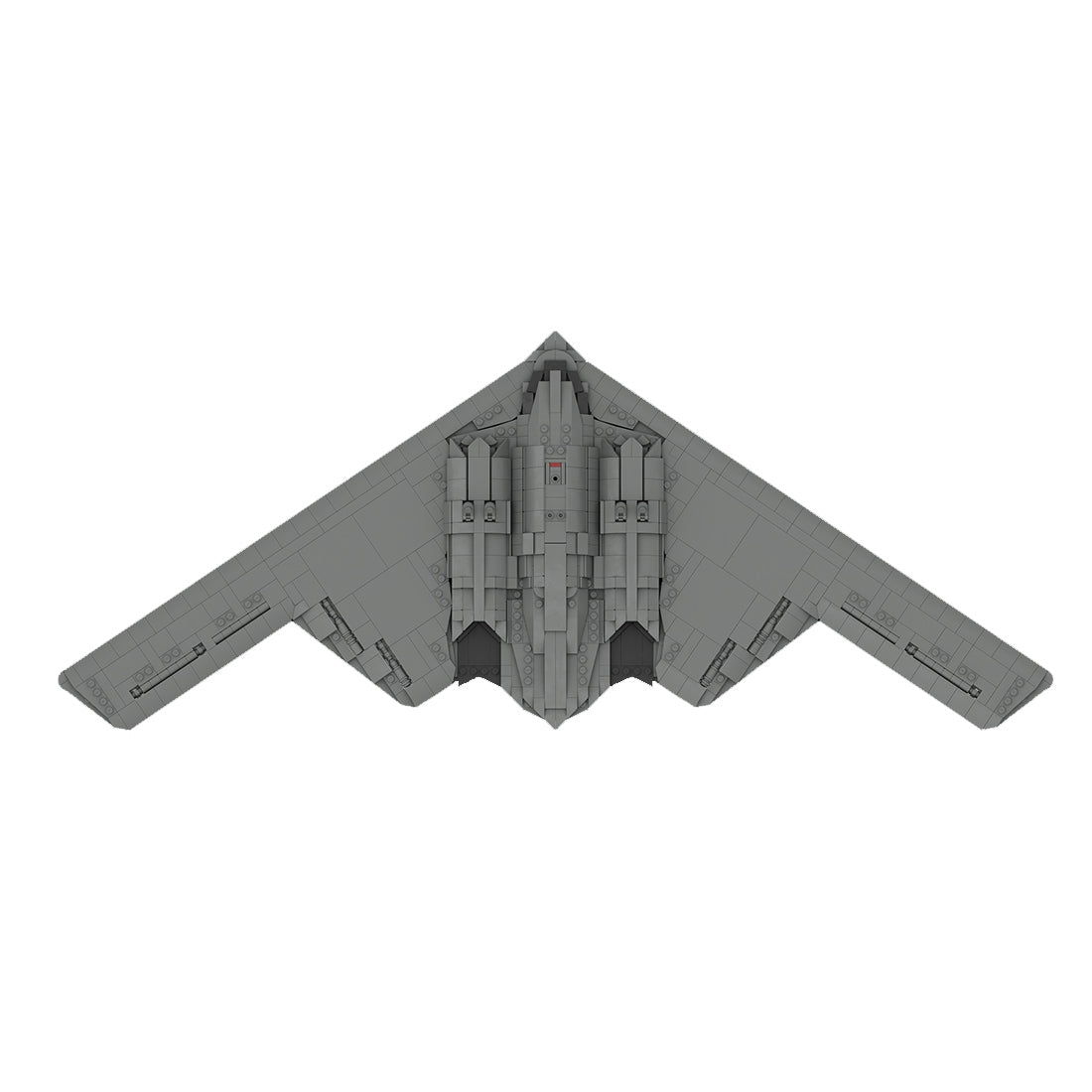 MOC - 166363 1/70 B - 2 Spirit Stealth Bomber Klemmbausteine - LesDiy - Klemmbausteine