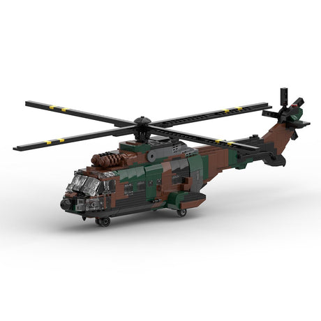MOC - 167061 AS532 Cougar Klemmbausteine - LesDiy - Klemmbausteine