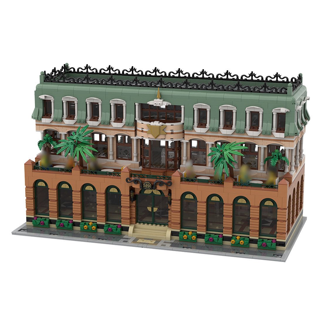MOC - 167665 Grand Studgate Hotel Klemmbausteine - LesDiy - Klemmbausteine