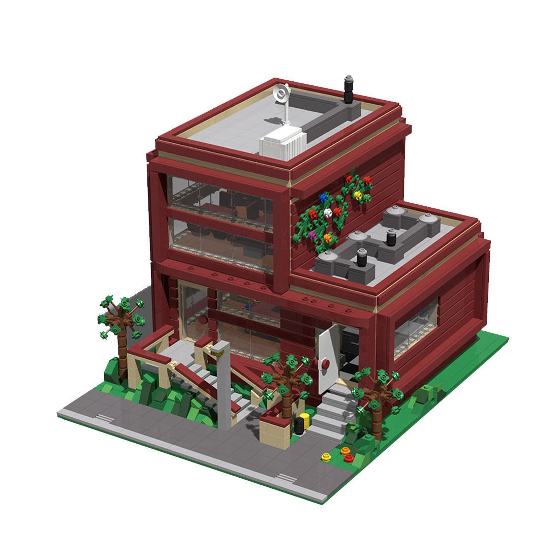 MOC - 168034 French tacos shop (V2) Klemmbausteine - LesDiy - Klemmbausteine