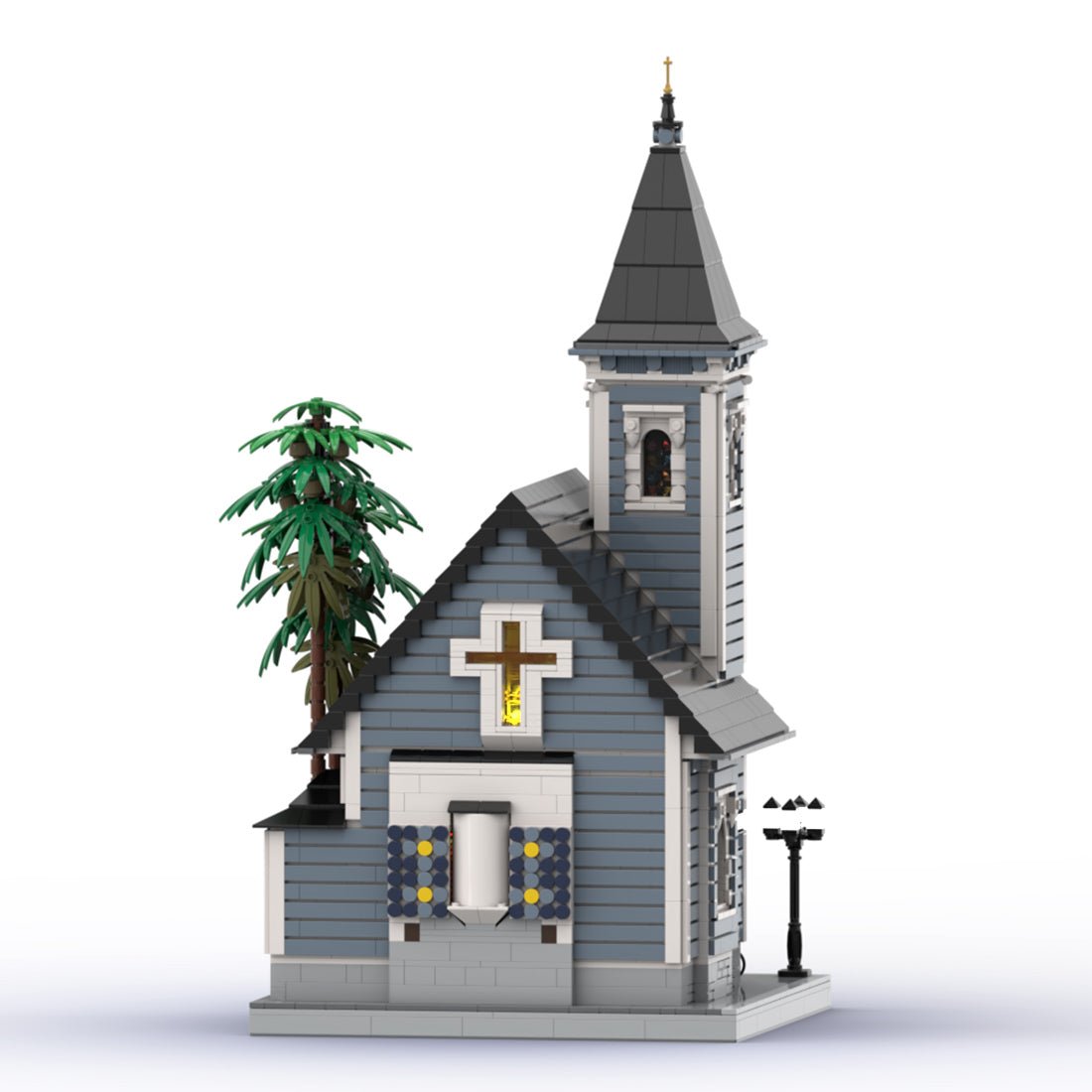MOC - 169862 New Orleans Church Klemmbausteine - LesDiy - Klemmbausteine