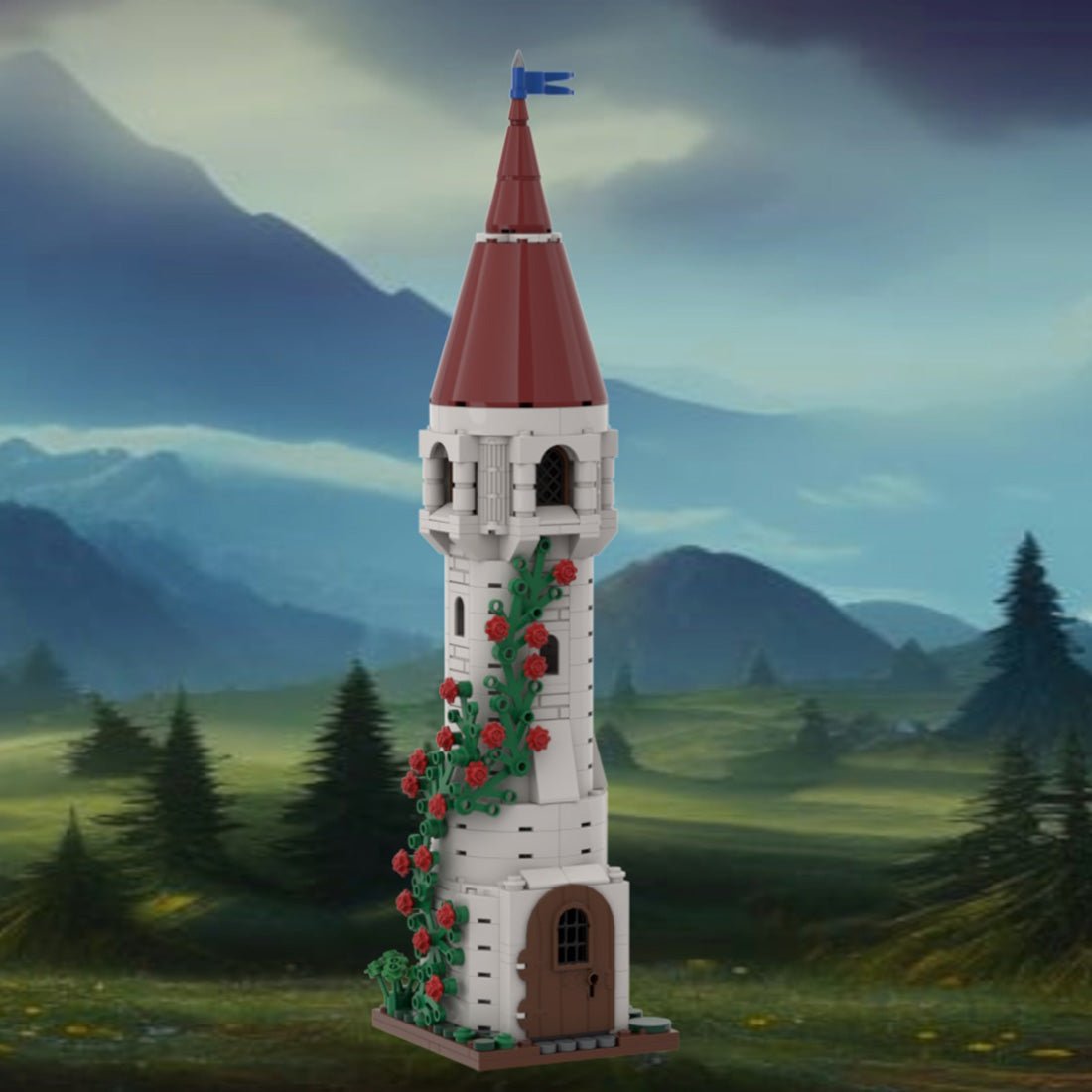 MOC - 170477 The Rosy Tower Klemmbausteine - LesDiy - Klemmbausteine