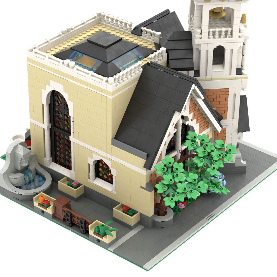 MOC - 171047 St. Joseph Memorial Church Klemmbausteine - LesDiy - Klemmbausteine