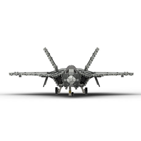 MOC - 172484 F - 22 RAPTOR - 1:35 Scale (v3) Klemmbausteine - LesDiy - Klemmbausteine