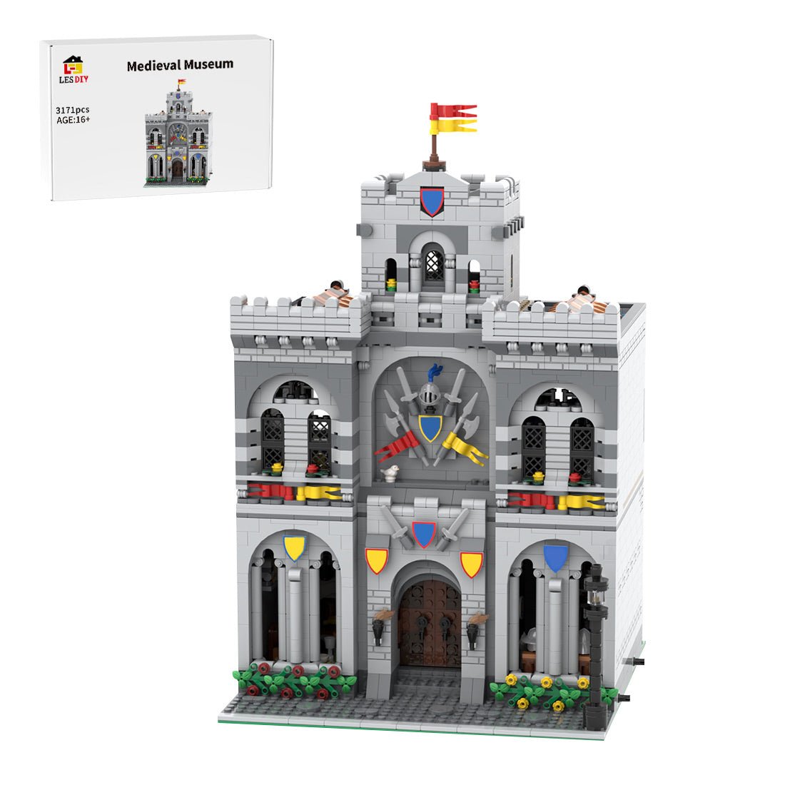 MOC - 172749 Medieval Museum - 10305 Lion Knights' Castle Modification Klemmbausteine - LesDiy - Klemmbausteine