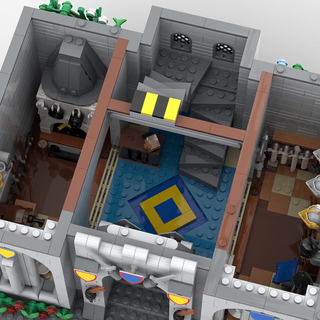 MOC - 172749 Medieval Museum - 10305 Lion Knights' Castle Modification Klemmbausteine - LesDiy - Klemmbausteine