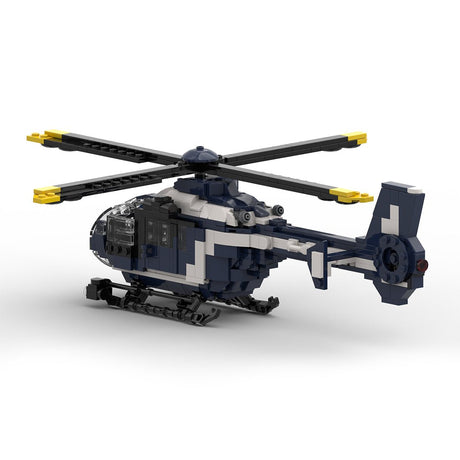 MOC - 173104 EC 135 gendarmerie Klemmbausteine - LesDiy - Klemmbausteine