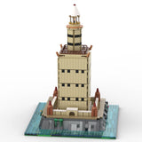 MOC - 174338 MStraßenszene am Leuchtturm von Alexandria Klemmbausteine - LesDiy - Klemmbausteine