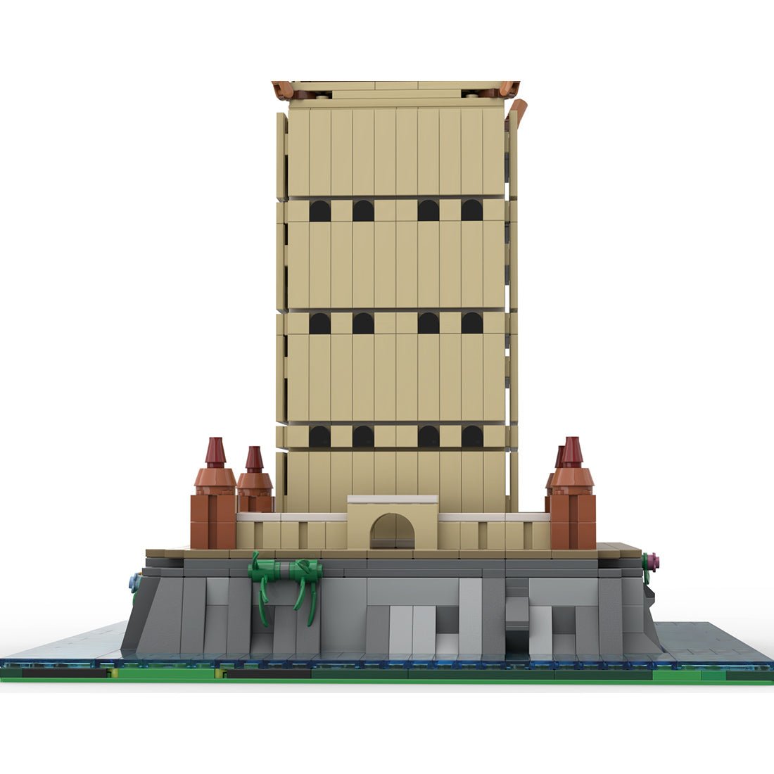 MOC - 174338 MStraßenszene am Leuchtturm von Alexandria Klemmbausteine - LesDiy - Klemmbausteine