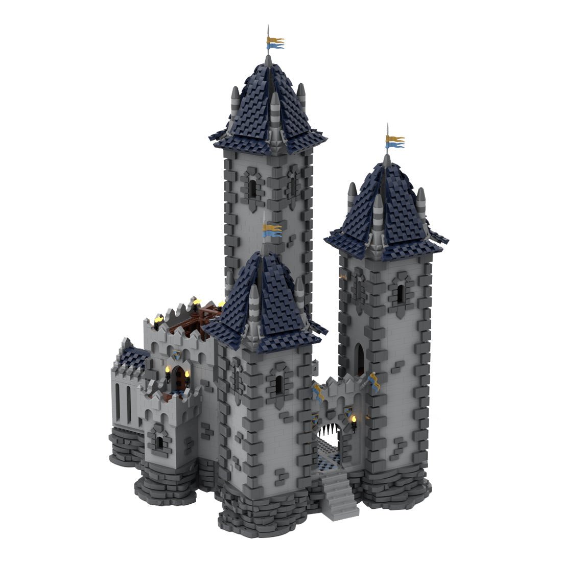 MOC - 176290 Castle de Trois Tours Klemmbausteine - LesDiy - Klemmbausteine