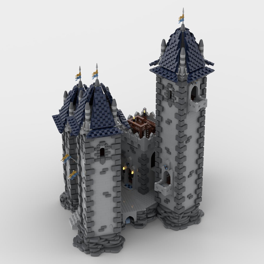 MOC - 176290 Castle de Trois Tours Klemmbausteine - LesDiy - Klemmbausteine