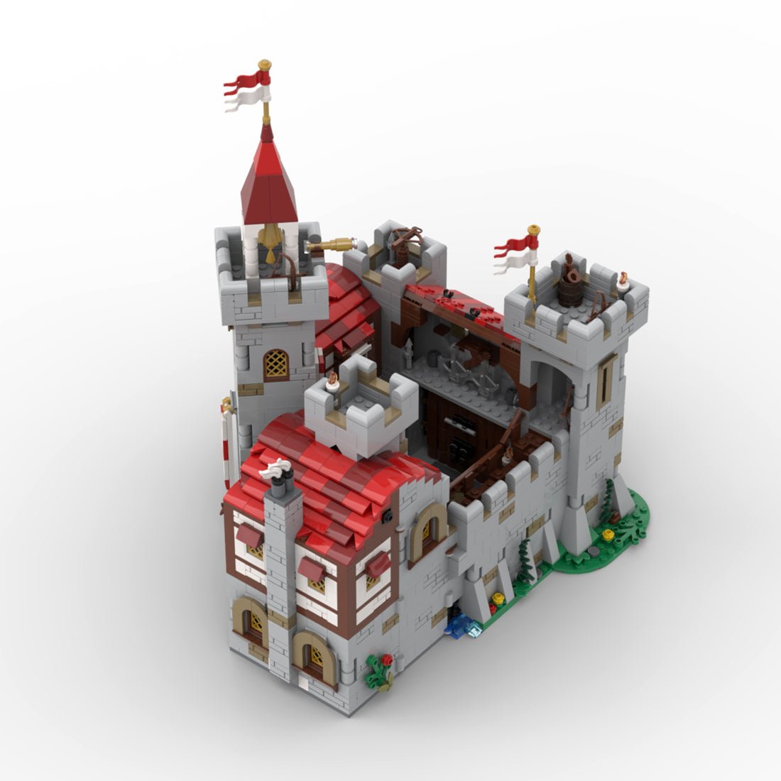 MOC - 176629 River Castle, Royal Knights Klemmbausteine - LesDiy - Klemmbausteine