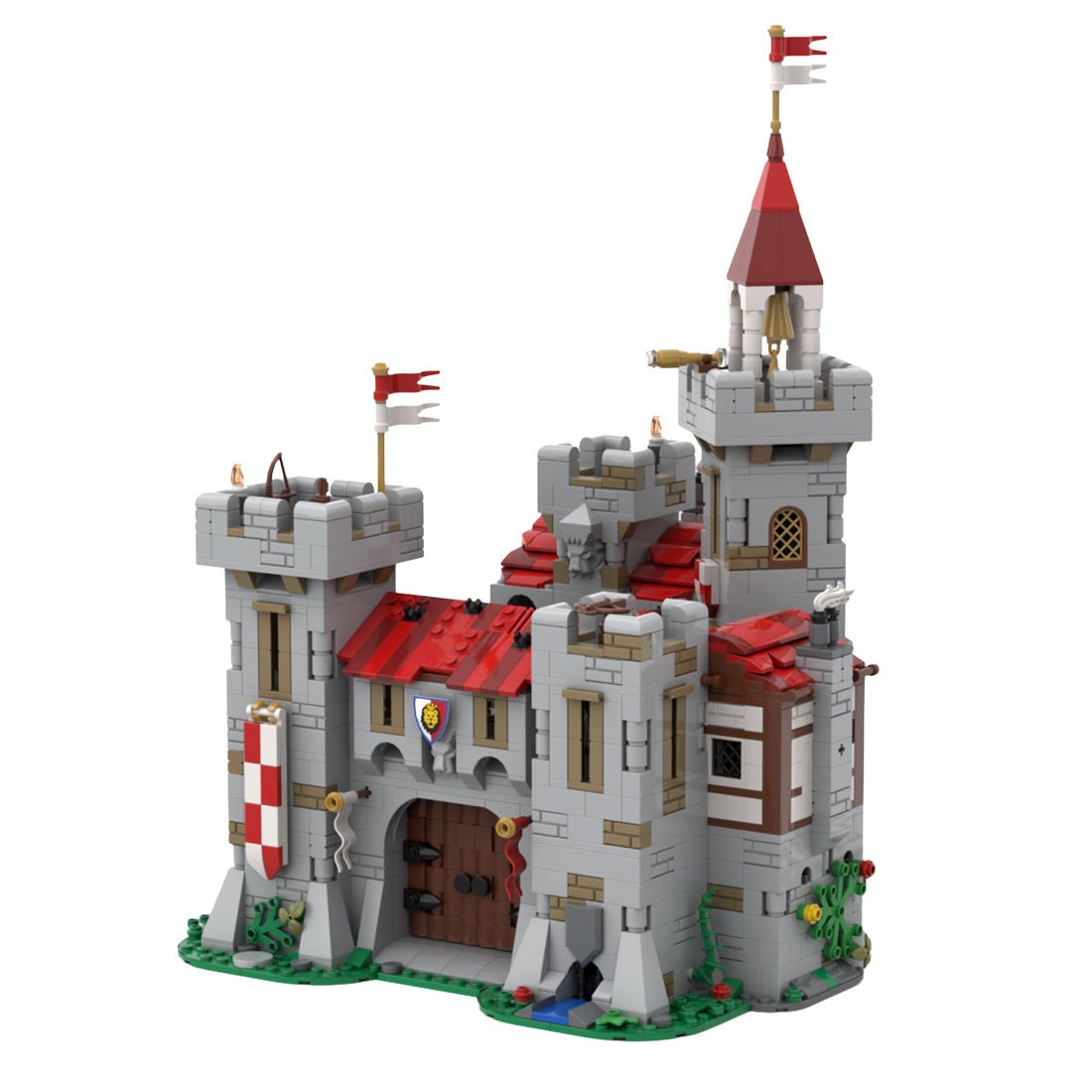 MOC - 176629 River Castle, Royal Knights Klemmbausteine - LesDiy - Klemmbausteine