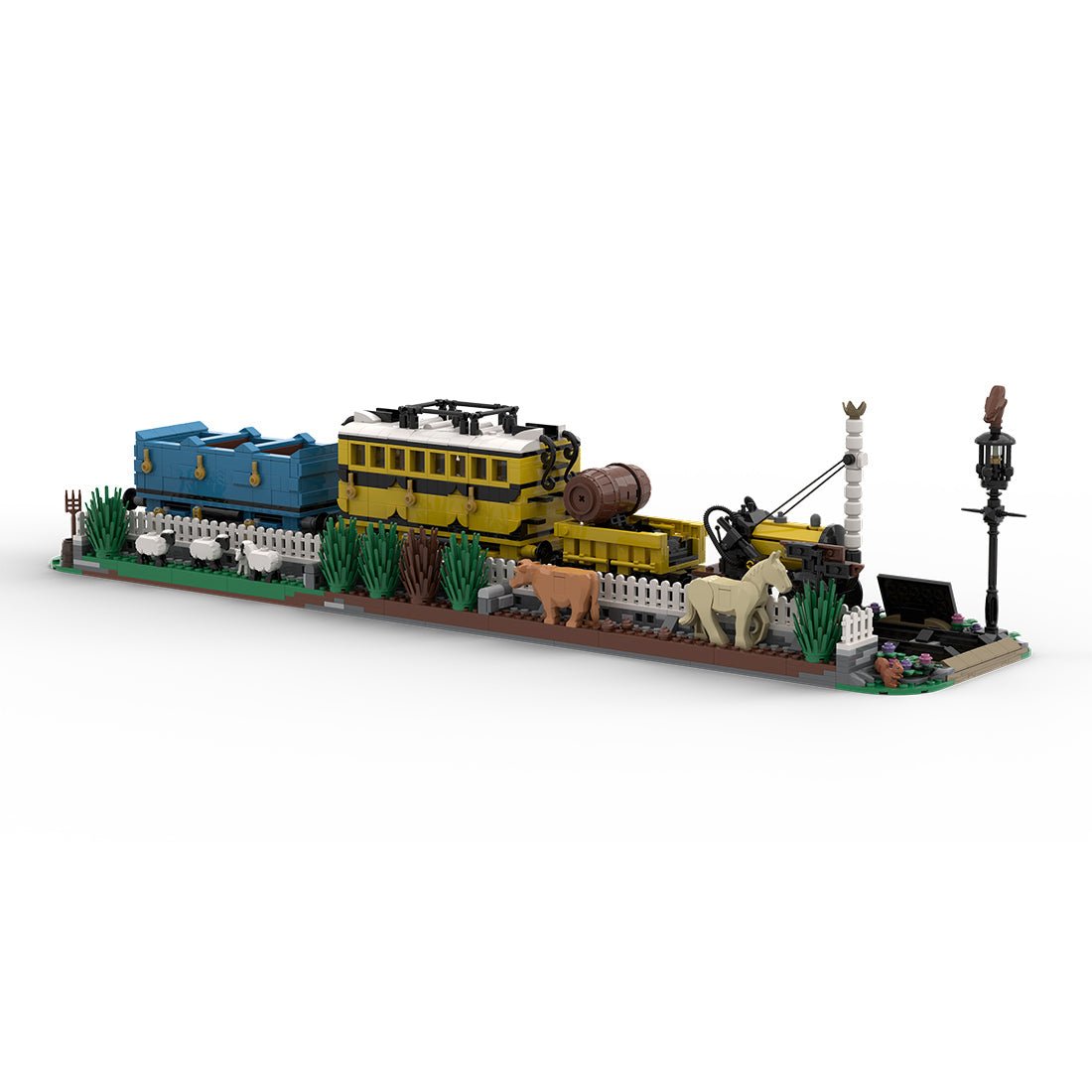 MOC - 176642 Stephenson's Rocket Klemmbausteine - LesDiy - Klemmbausteine