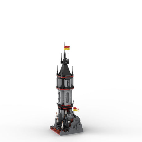 MOC - 176957 Fright Knights Volcanic Outpost Klemmbausteine - LesDiy - Klemmbausteine
