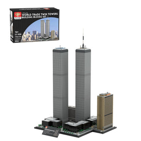 MOC - 177998 World Trade Center Complex im Maßstab 1:800 Klemmbausteine - LesDiy - Klemmbausteine