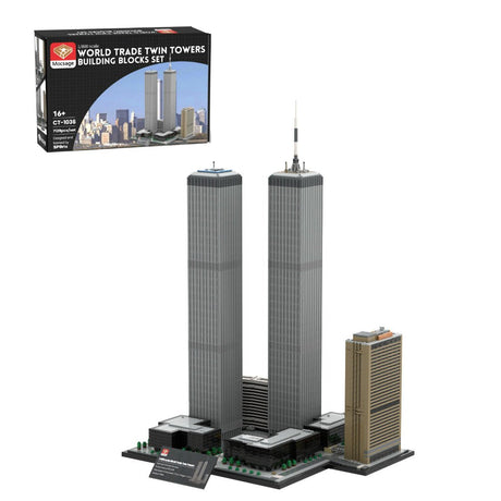 MOC - 177998 World Trade Center Complex im Maßstab 1:800 Klemmbausteine - LesDiy - Klemmbausteine