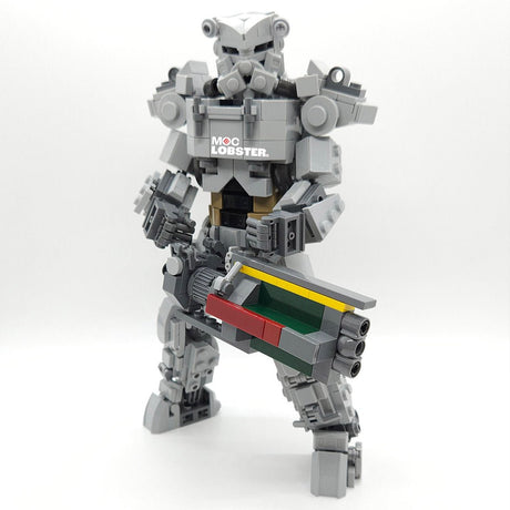 MOC - 182180 Fallout: BoS T - 60 Power Armor Klemmbausteine - LesDiy - Klemmbausteine