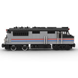 MOC - 182467 Amtrak diesel locomotive with PF control Klemmbausteine - LesDiy - Klemmbausteine