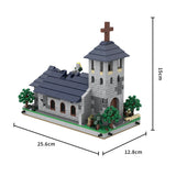 MOC - 183062 Mini World War II Sand Table - Module 4 - Church Klemmbausteine - LesDiy - Klemmbausteine