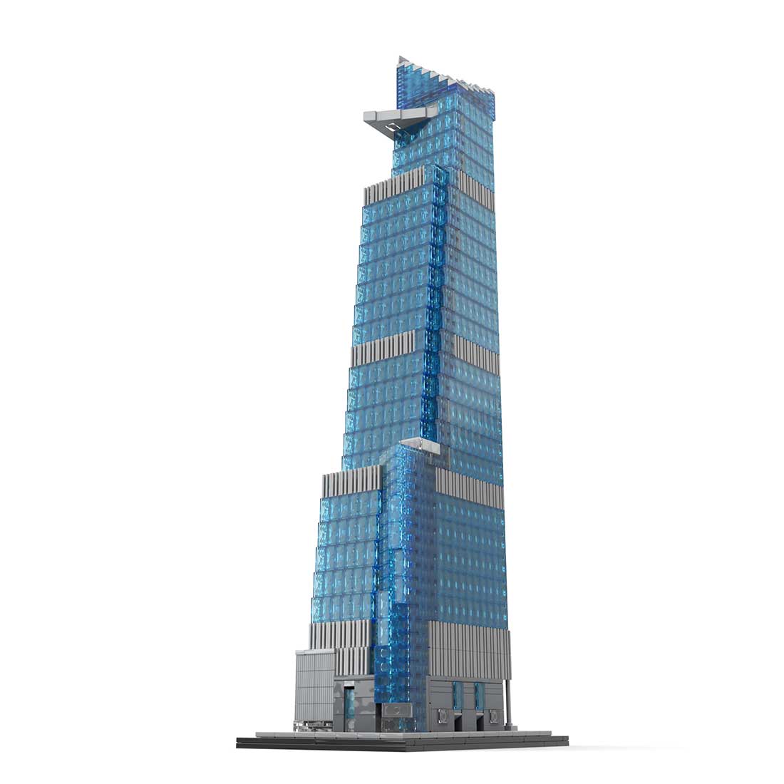 MOC - 183374 30 Hudson Yards 1:800 Scale Klemmbausteine - LesDiy - Klemmbausteine