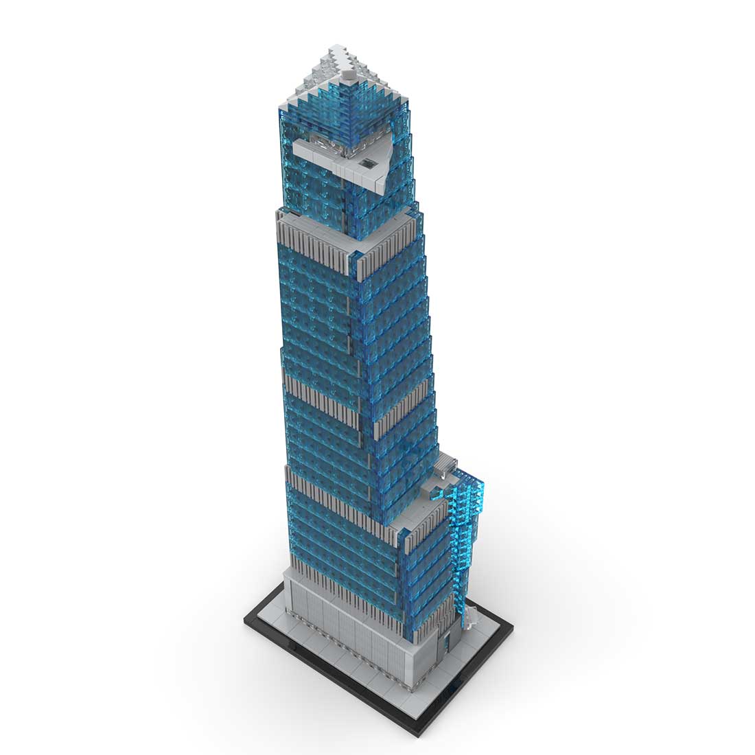 MOC - 183374 30 Hudson Yards 1:800 Scale Klemmbausteine - LesDiy - Klemmbausteine
