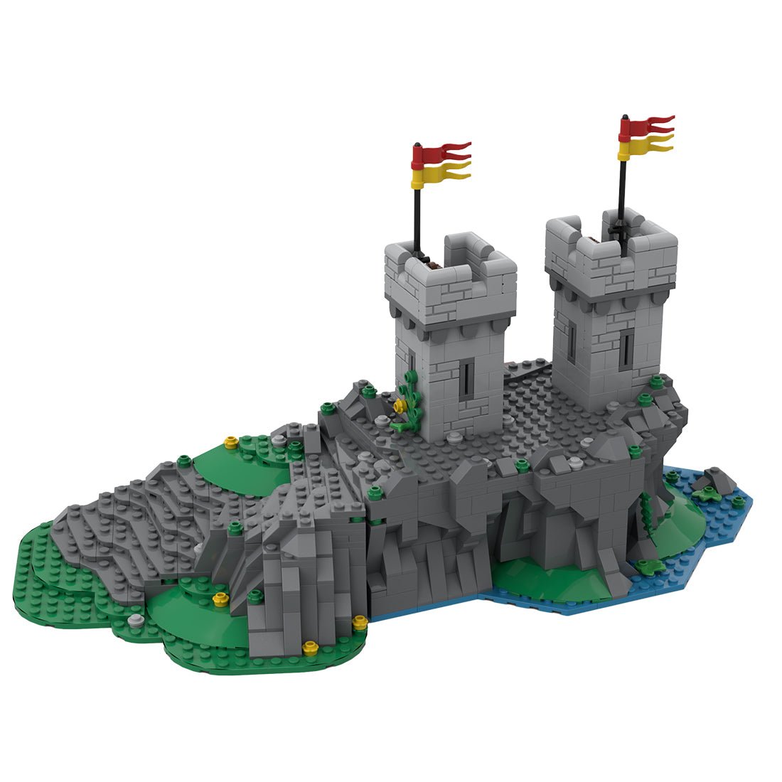MOC - 183513 Front Towers - 10305 extension Klemmbausteine - LesDiy - Klemmbausteine