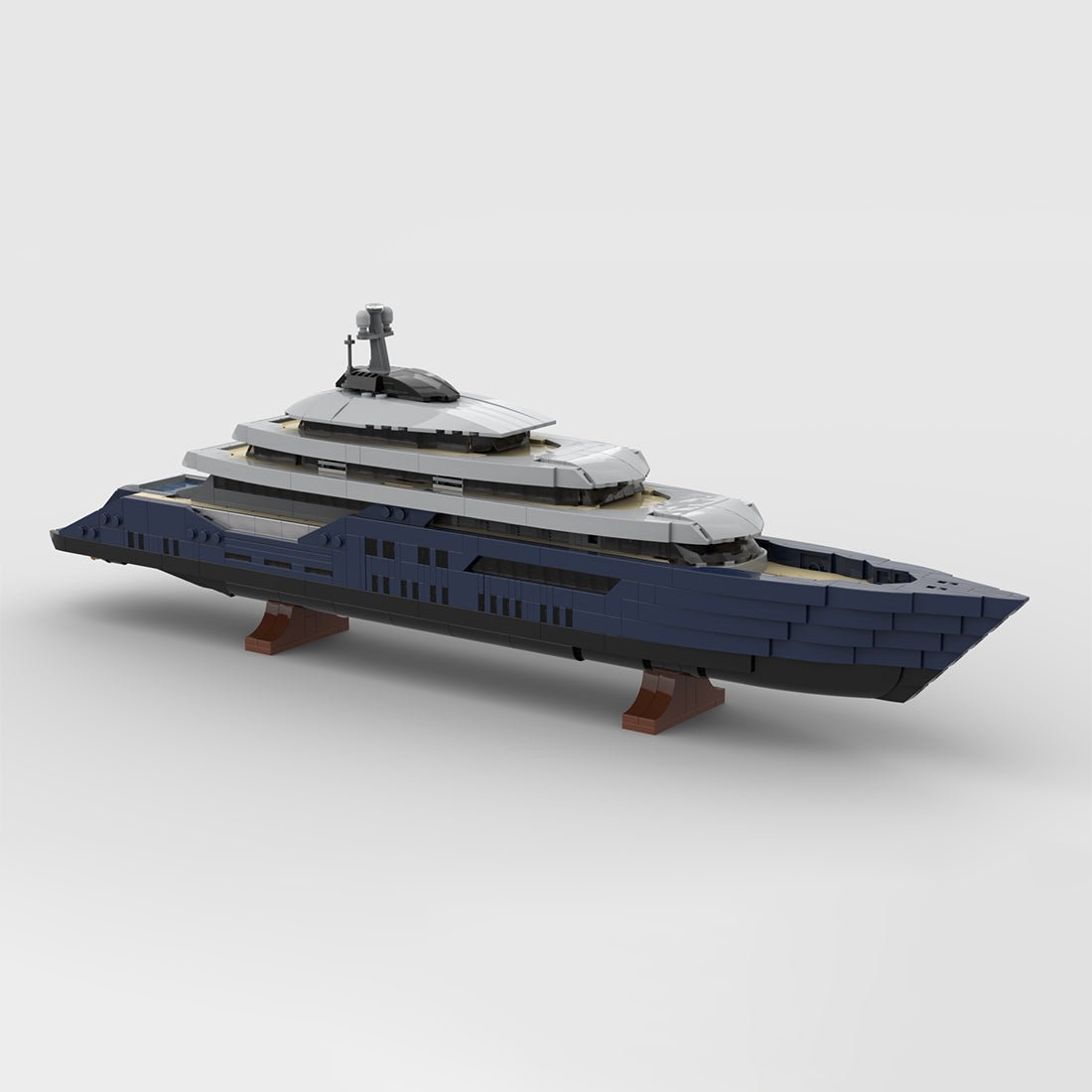 MOC - 185088 Luxury Yacht Klemmbausteine (Mini Scale) - LesDiy - Klemmbausteine