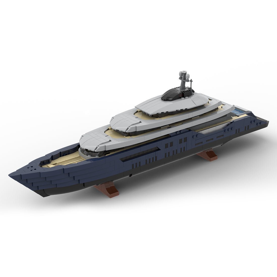 MOC - 185088 Luxury Yacht Klemmbausteine (Mini Scale) - LesDiy - Klemmbausteine