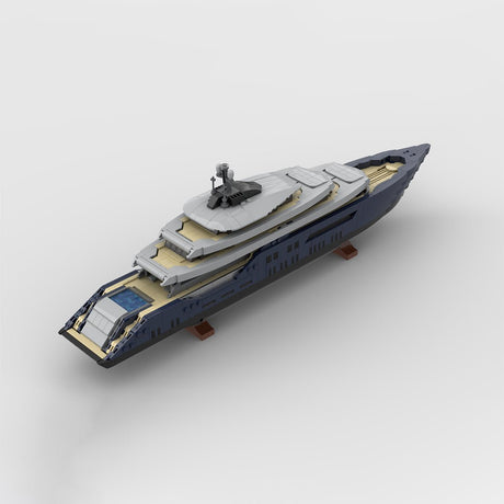 MOC - 185088 Luxury Yacht Klemmbausteine (Mini Scale) - LesDiy - Klemmbausteine