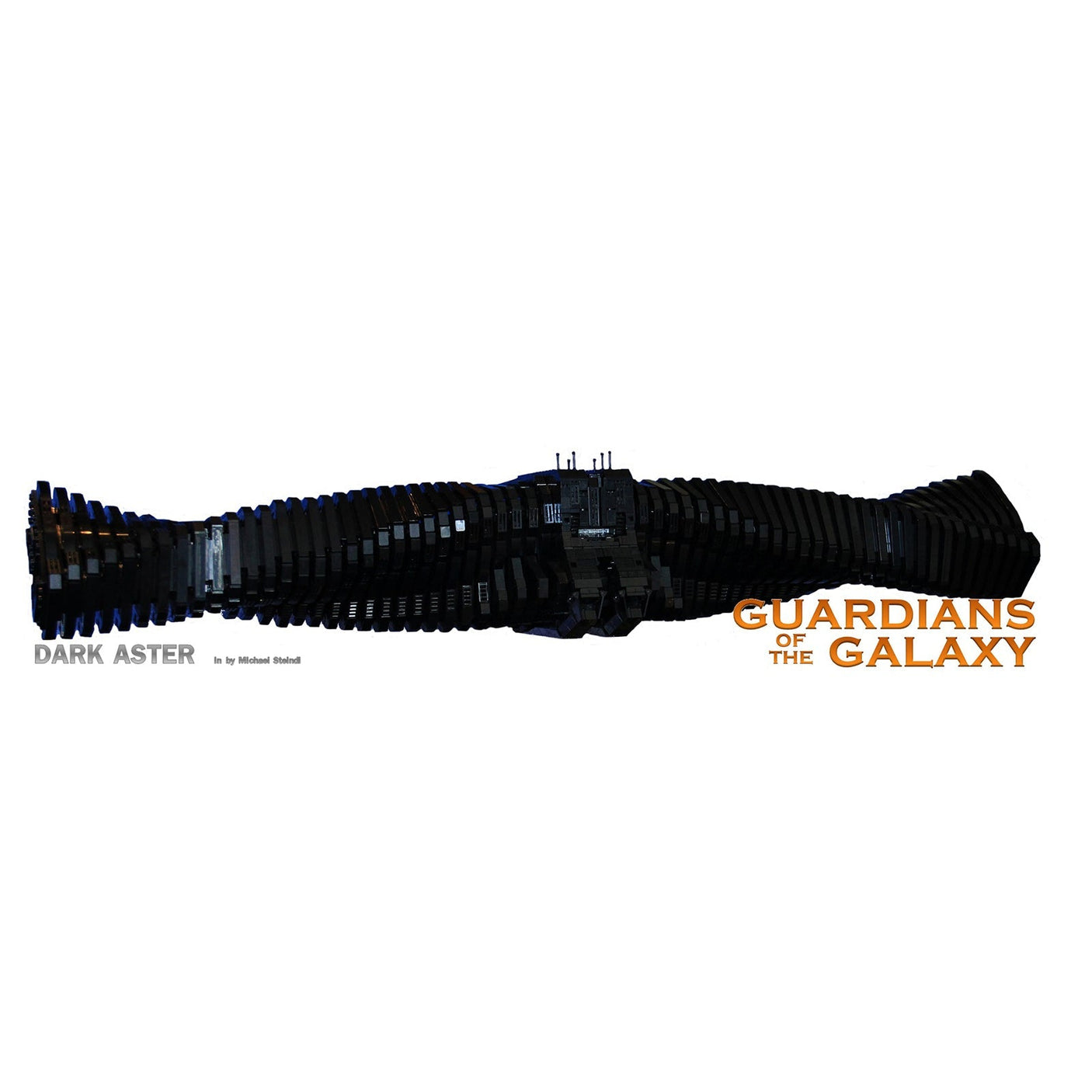 MOC - 18622 The DARK ASTER Raumschiff Klemmbausteine - LesDiy - Klemmbausteine