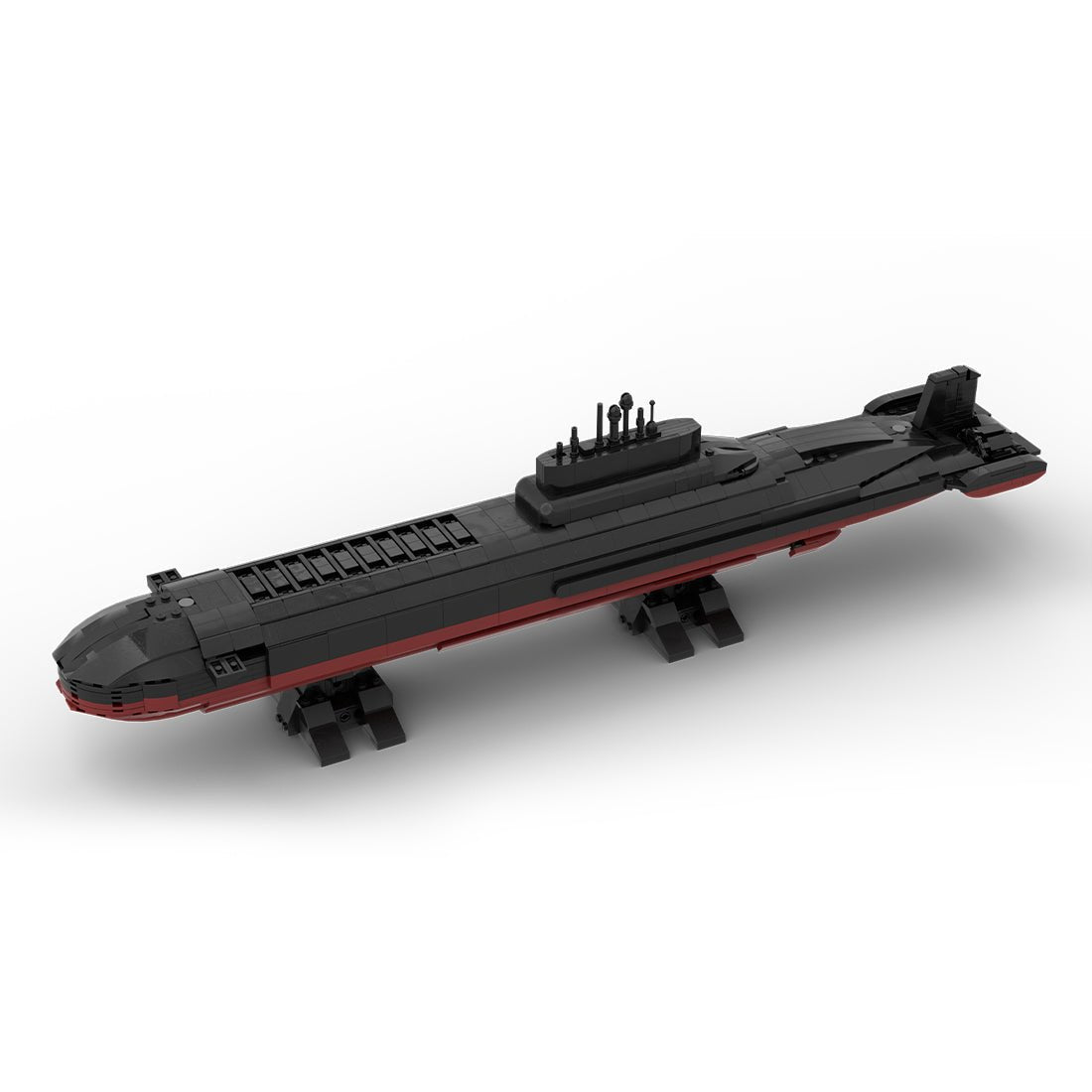 MOC - 186954 Nuclear Submarine TYPHOON | Project 941 Акула - 1:300 Scale Klemmbausteine - LesDiy - Klemmbausteine