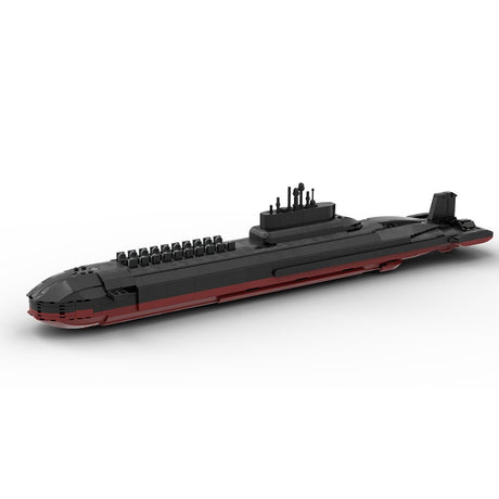 MOC - 186954 Nuclear Submarine TYPHOON | Project 941 Акула - 1:300 Scale Klemmbausteine - LesDiy - Klemmbausteine