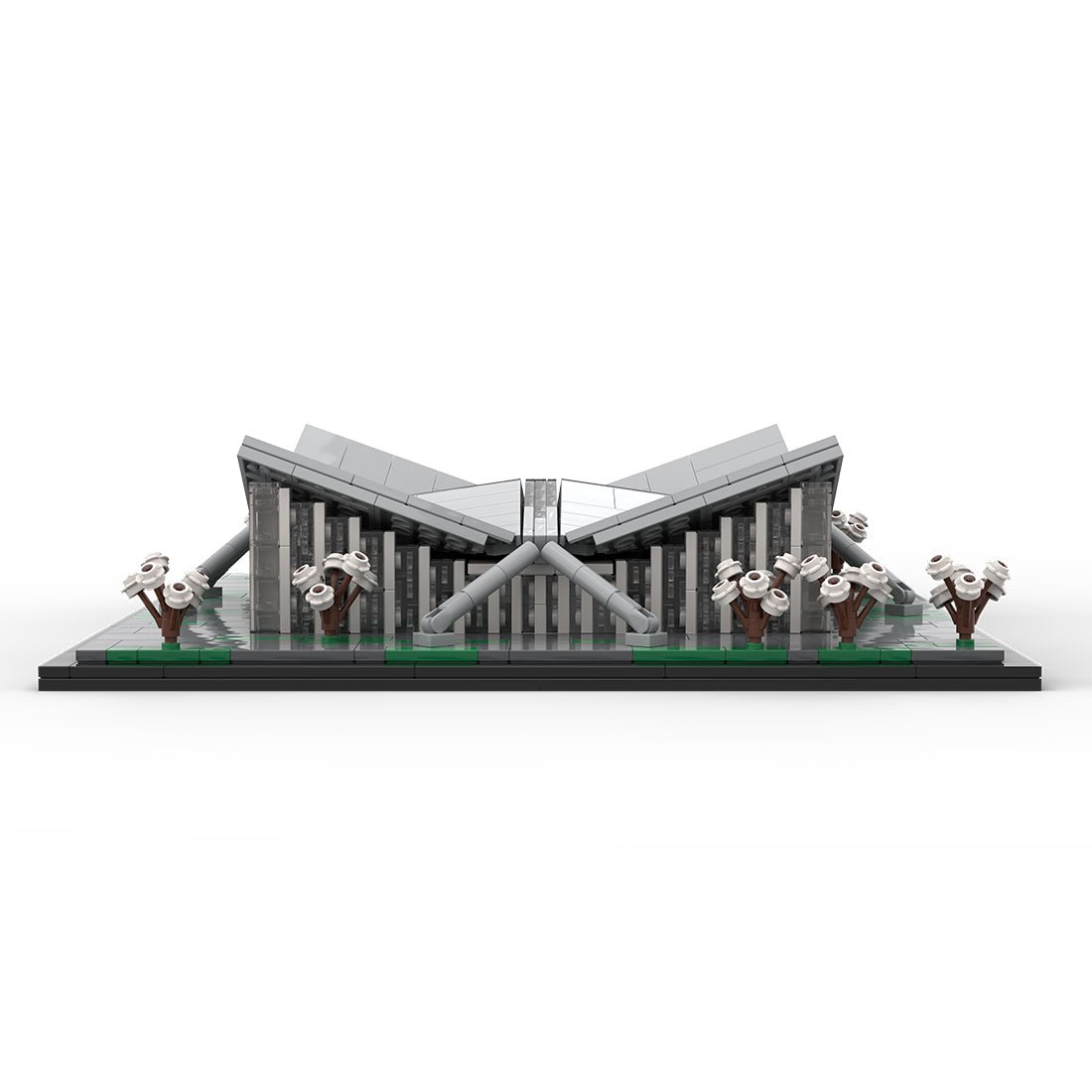 MOC - 187425 Hyparschale, Magdeburg, Germany Klemmbausteine - LesDiy - Klemmbausteine