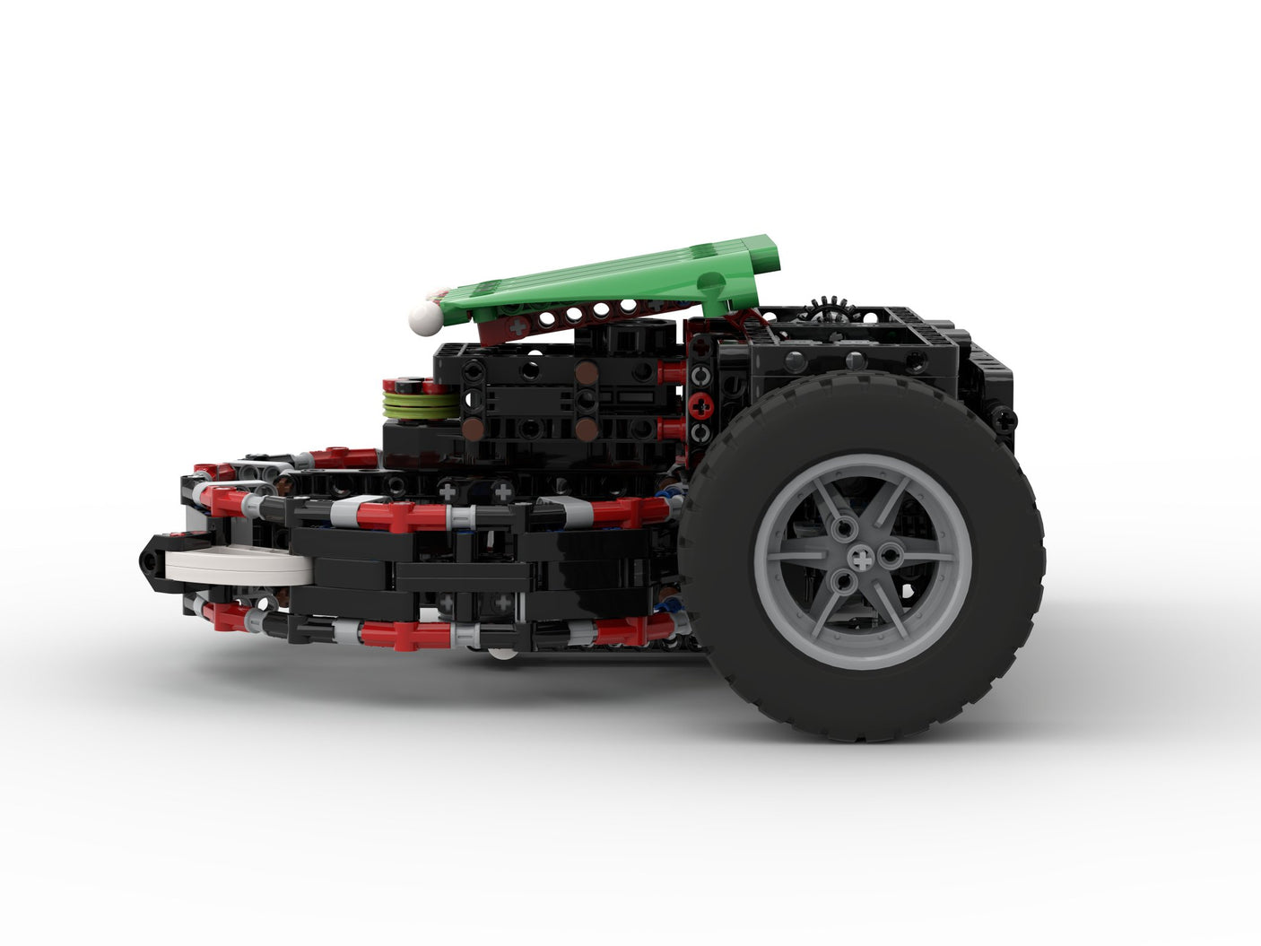 MOC - 189565 Vegas - BattleBot Combat Robot Horizontal Spinner Klemmbausteine - LesDiy - Klemmbausteine