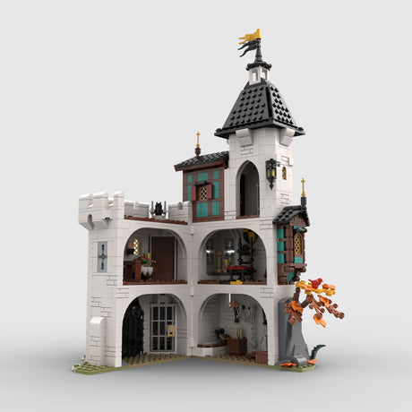 MOC - 189672 White tower Klemmbausteine - LesDiy - Klemmbausteine