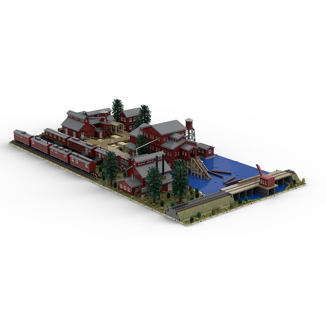 MOC - 192611 Sawmill Complete Set Klemmbausteine - LesDiy - Klemmbausteine