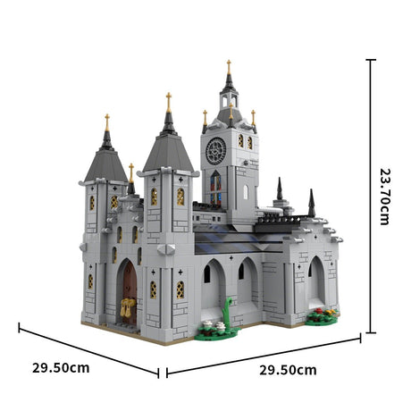 MOC - 192638 Medieval Church Klemmbausteine - LesDiy - Klemmbausteine