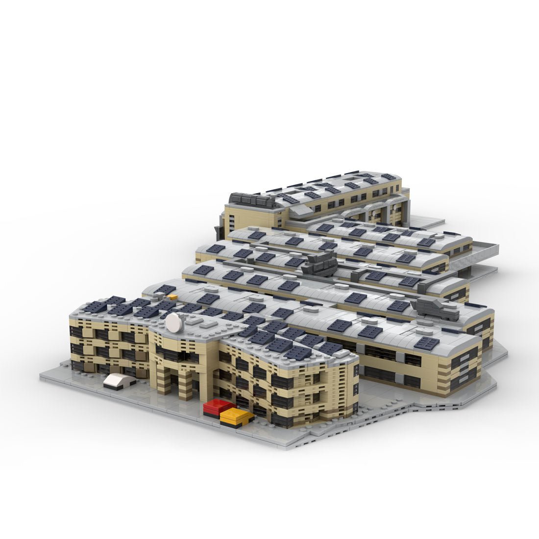 MOC - 193030 Microscale Germany Factory Complex Klemmbausteine - LesDiy - Klemmbausteine