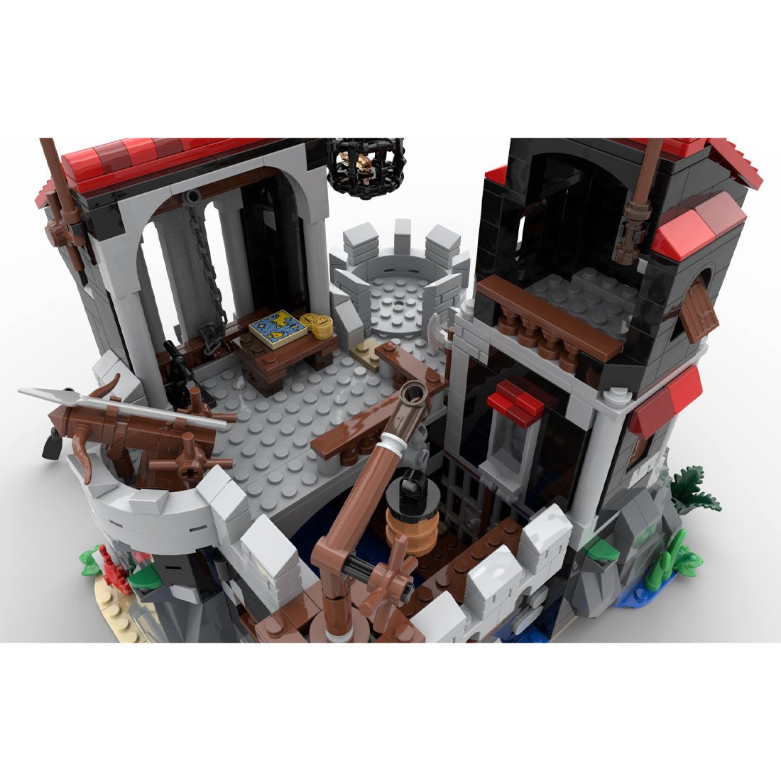 MOC - 193275 Castle Wolfstone Klemmbausteine - LesDiy - Klemmbausteine