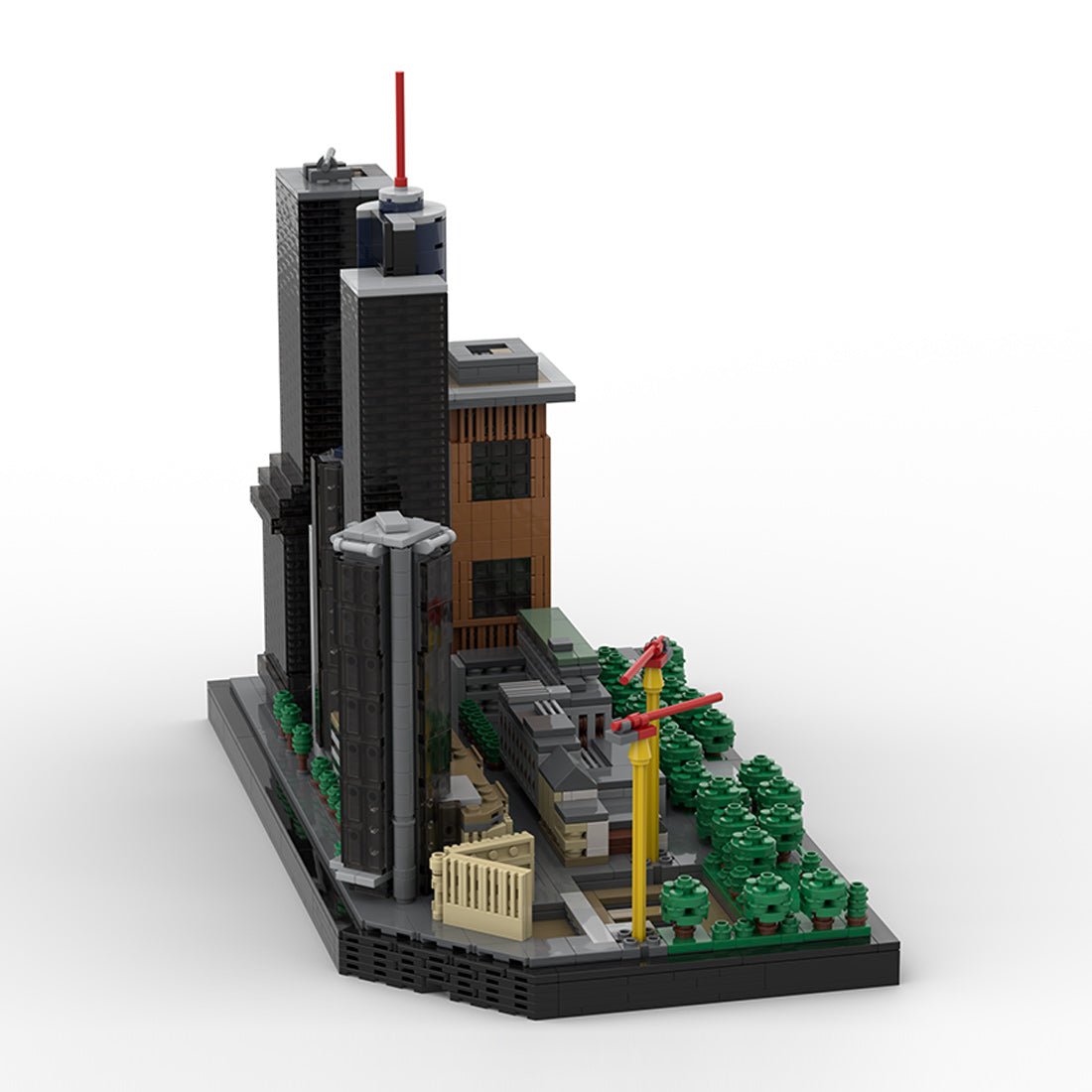 MOC - 194839 Frankfurt Neue Mainzer Straße skyscrapers part 1 Klemmbausteine - LesDiy - Klemmbausteine