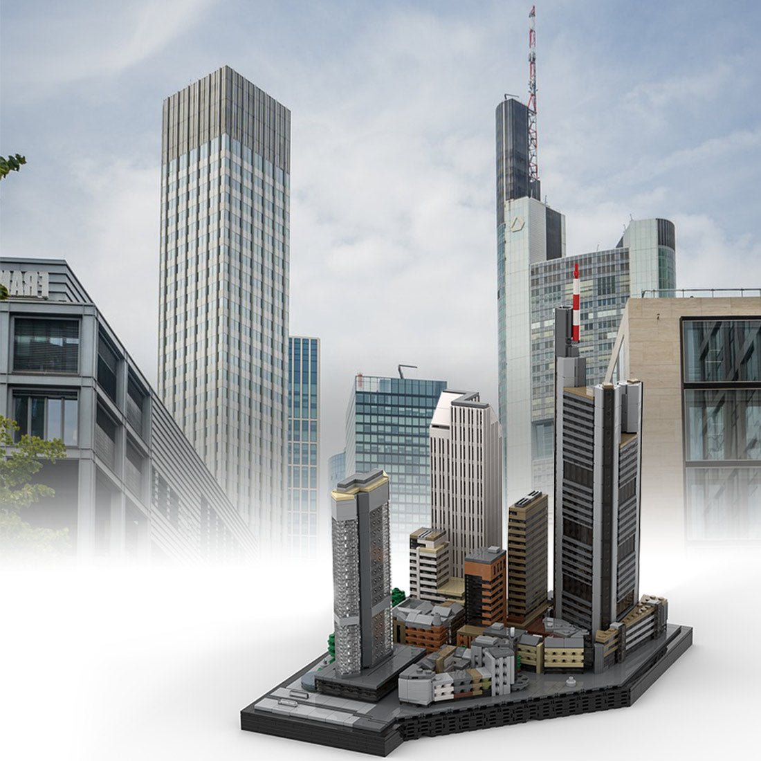 MOC - 194842 Frankfurt Neue Mainzer Straße skyscrapers part 2 Klemmbausteine - LesDiy - Klemmbausteine