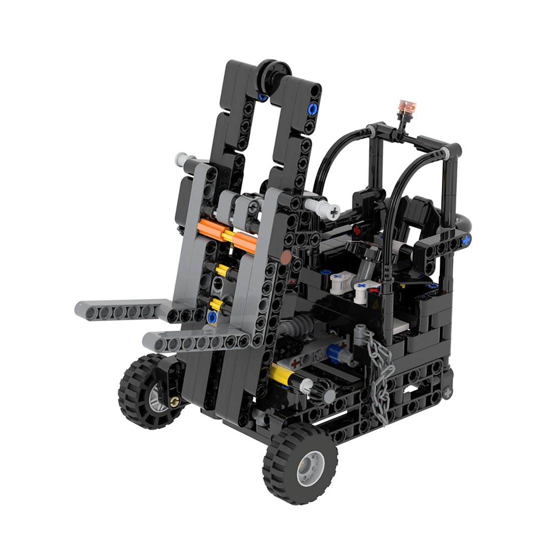 MOC - 195772 Moffett Forklift Klemmbausteine - LesDiy - Klemmbausteine