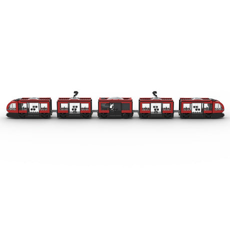 MOC - 198092 60423 Downtown tram Klemmbausteine - LesDiy - Klemmbausteine