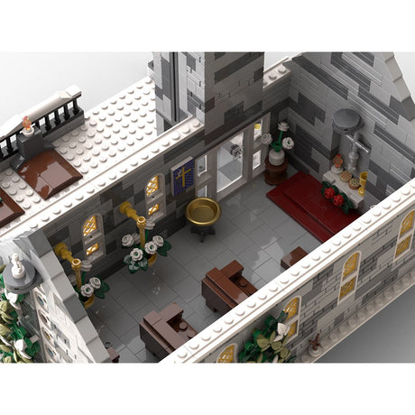 MOC - 199733 Winter Village Church Klemmbausteine - LesDiy - Klemmbausteine